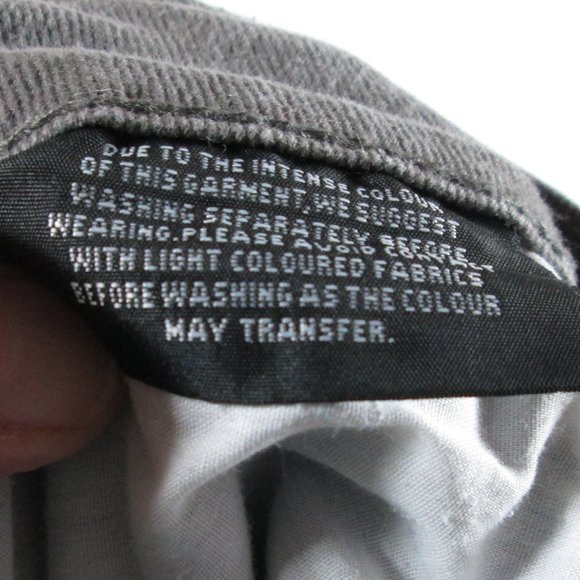 BUFFALO DAVID BRITTON SAM-X Mens Grey Slim Straight Stretch Jeans Pre-ow… - Picture 7 of 7